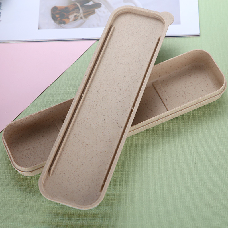 Eco-Friendly Camping Biodegradable Plastic Cutlery Set with Wheat Straw Spoon Fork Knife