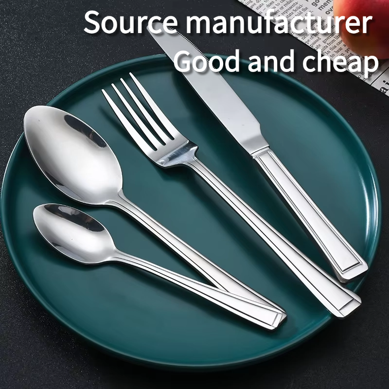 Dingyong Classic Design Stainless Steel Flatware Set Handle Durable Reusable Sustainable Eco-Friendly Lightweight Rust Resistant