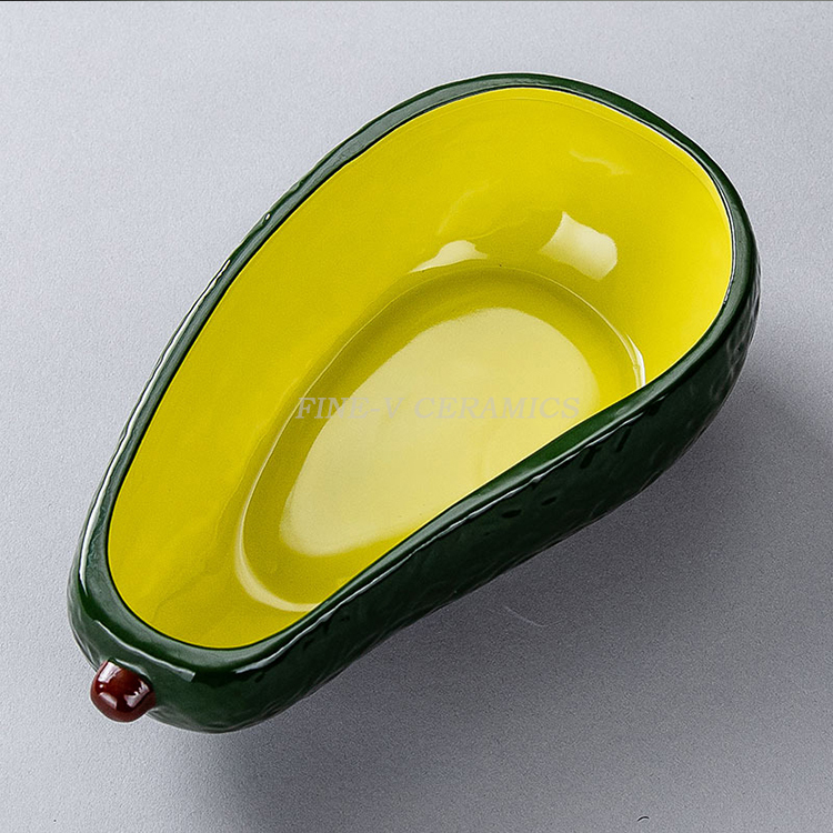 Creative Eggplant Styling Ceramic Salad Bowl