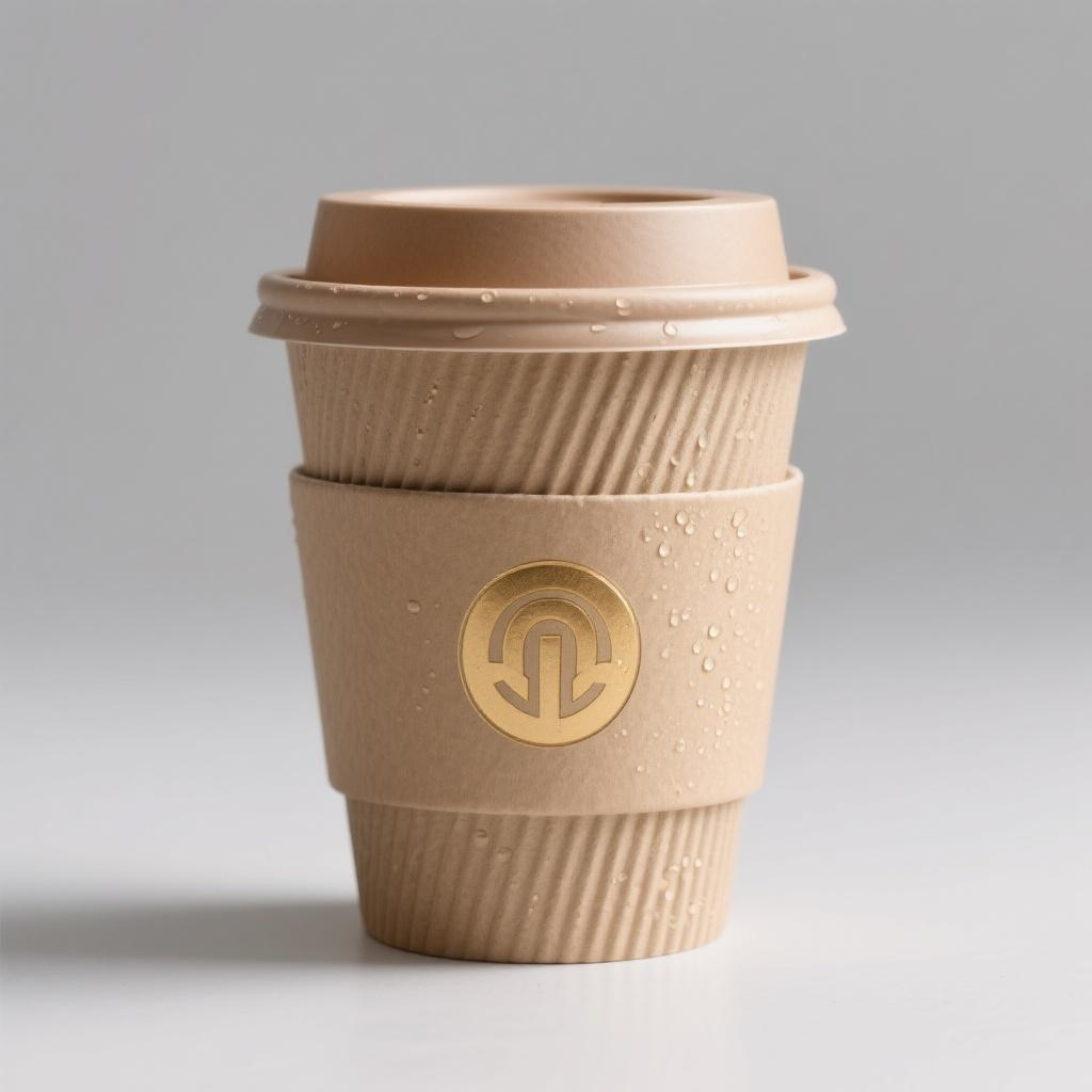 Custom Logo Luxury Eco-Friendly &amp; Compost Disposable 12oz Double Wall Paper Cups With Lid For Coffee Or Hot Beverages