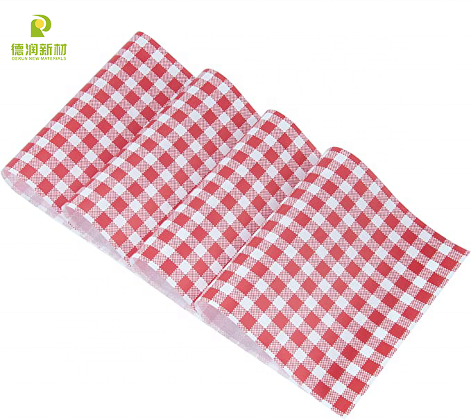 Food Grade Waxed Baking Paper Customize Logo Greaseproof Waterproof Burger Sandwich Cake Wrap Paper
