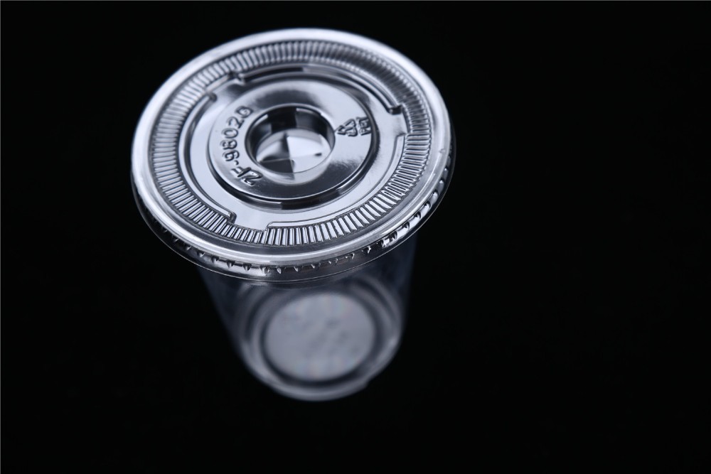 Customizable 18oz-98 550ml Disposable PET/PLA Plastic Cup Cold Coffee Cups With Dome Lid Sip Lid Flat Lid 98mm Diameter Cup