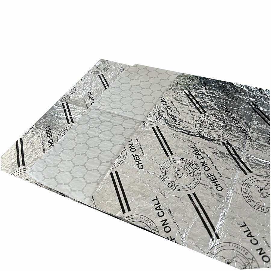 Greaseproof Wax Paper Pizza Snack Burger Sandwich Cookie Food Grade PE Coated Recyclable Deli Wrapping Customizable