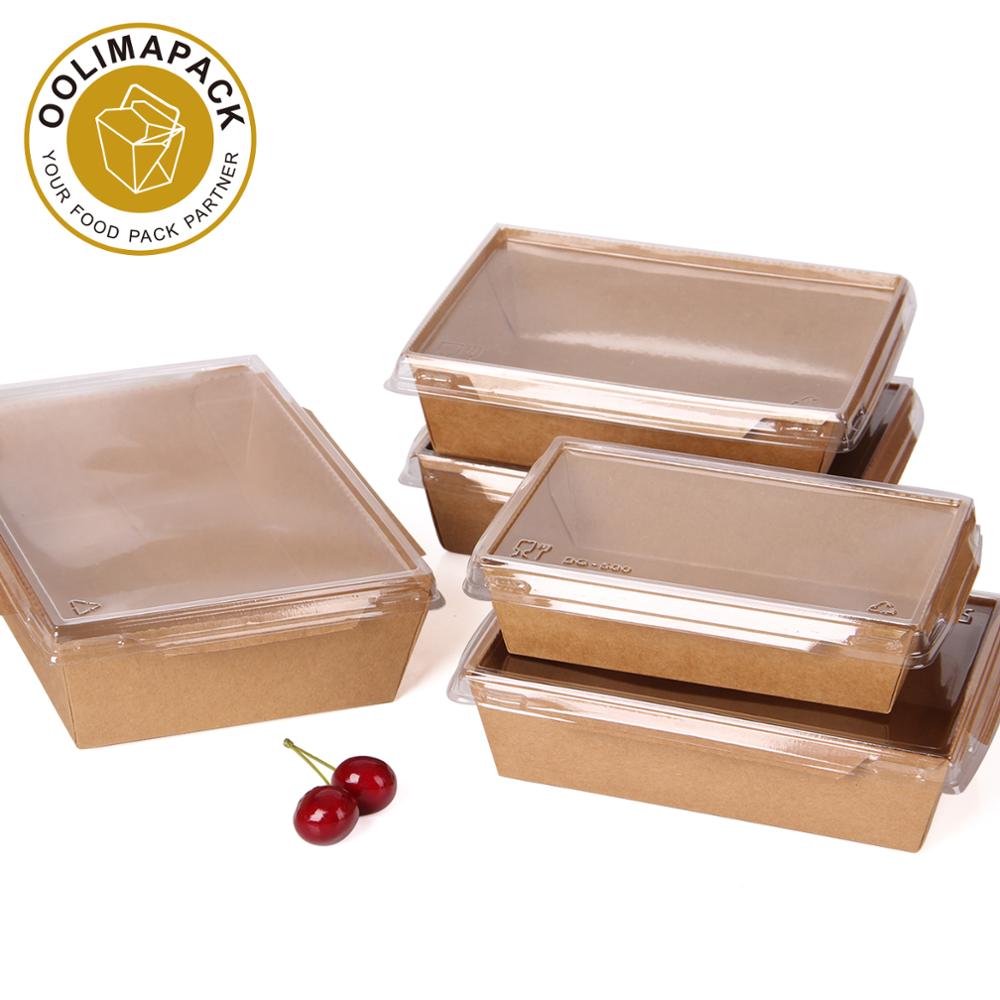 Best Price Disposable Fruit Salad Container Eco Friendly Salad Mixing Bowl To Go With Cover Custom Salad Bowl With Lid