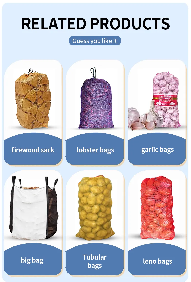 Garlic Vegetable Fruit Packaging Mesh Tube Net Sleeve
