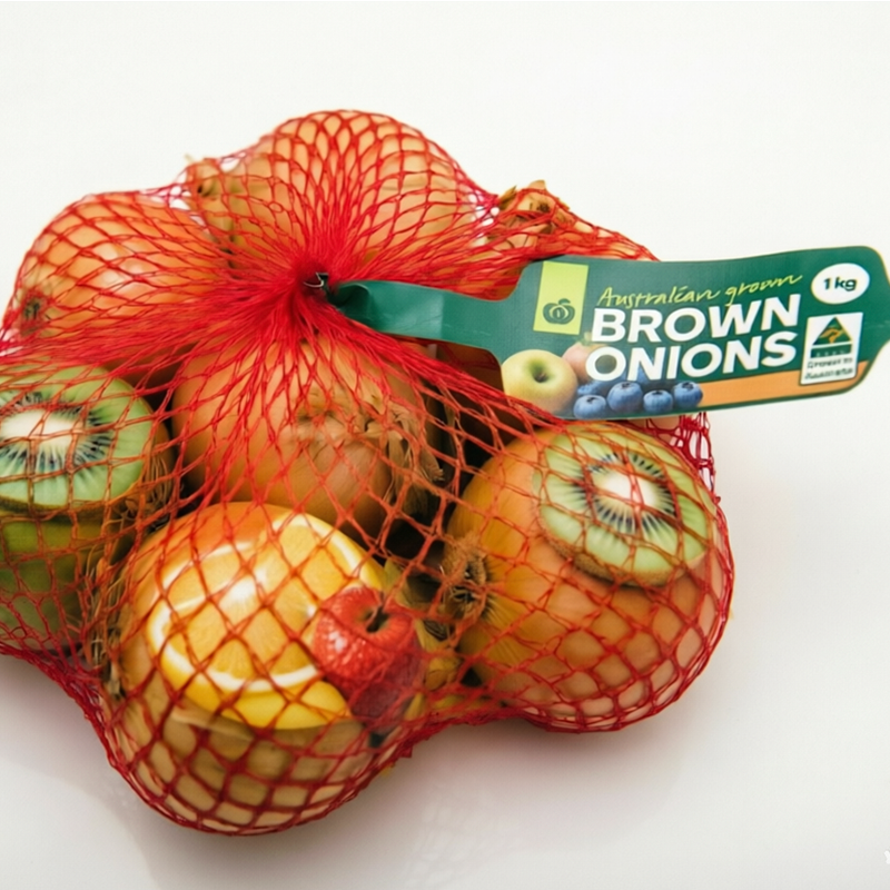 Heavy Duty TOP 230 Micron Tear Resistant Fruit Tag Material Nut Walnut Mesh Net Bags Vegetables Fruits Oranges Jumbo Roll 1080mm
