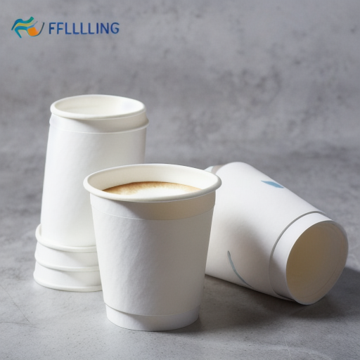 Biodegradable Coffee Double Paper Cup with Custom Logo for Soup and Take Away Use Biodegradable Food Packaging Boxes and Bowls