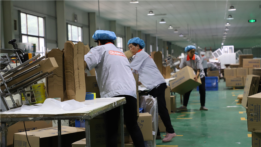 Quality checking and inspection of finished eco-friendly packaging products
