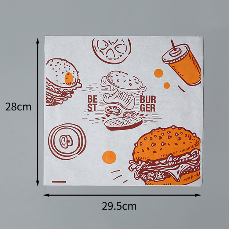 Sandwich wrapping paper styles