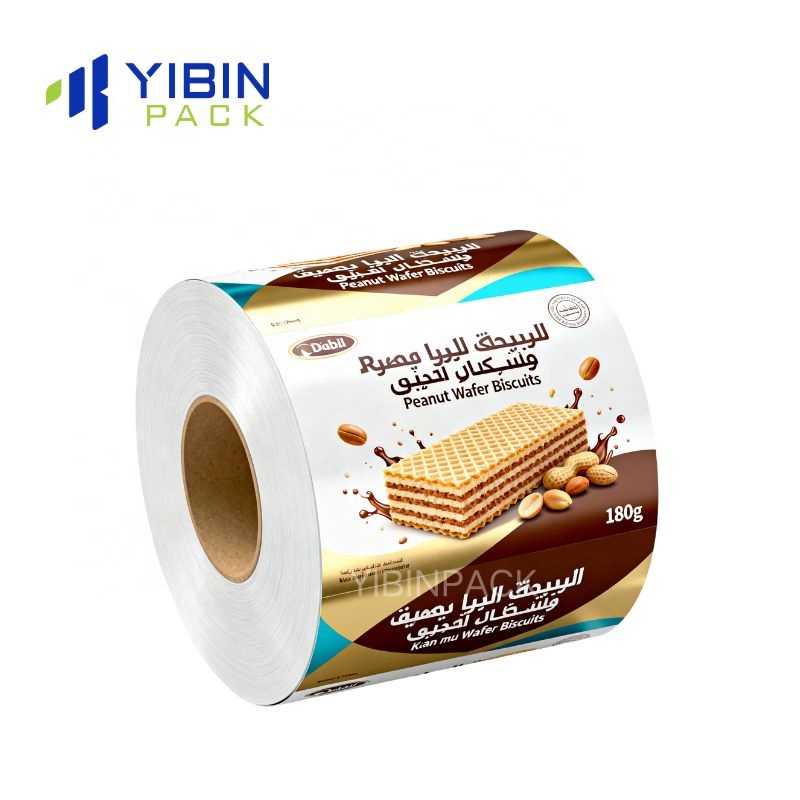 Custom Printed BOPP Thermal Lamination Packaging Film Roll Food Cookie, Potato Chip, And Ice Cream Packaging Sachet Roll Film