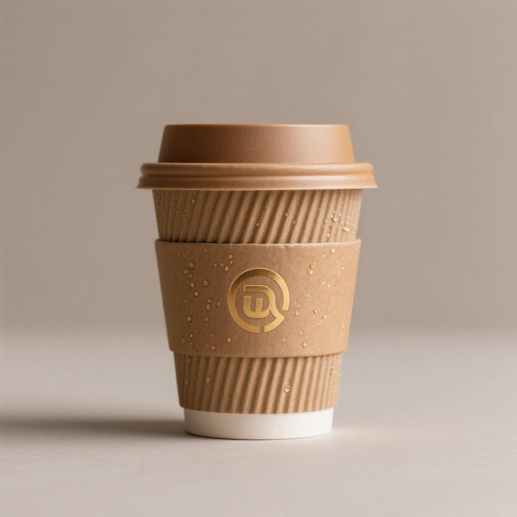 Custom Logo Luxury Eco-Friendly &amp; Compost Disposable 12oz Double Wall Paper Cups With Lid For Coffee Or Hot Beverages