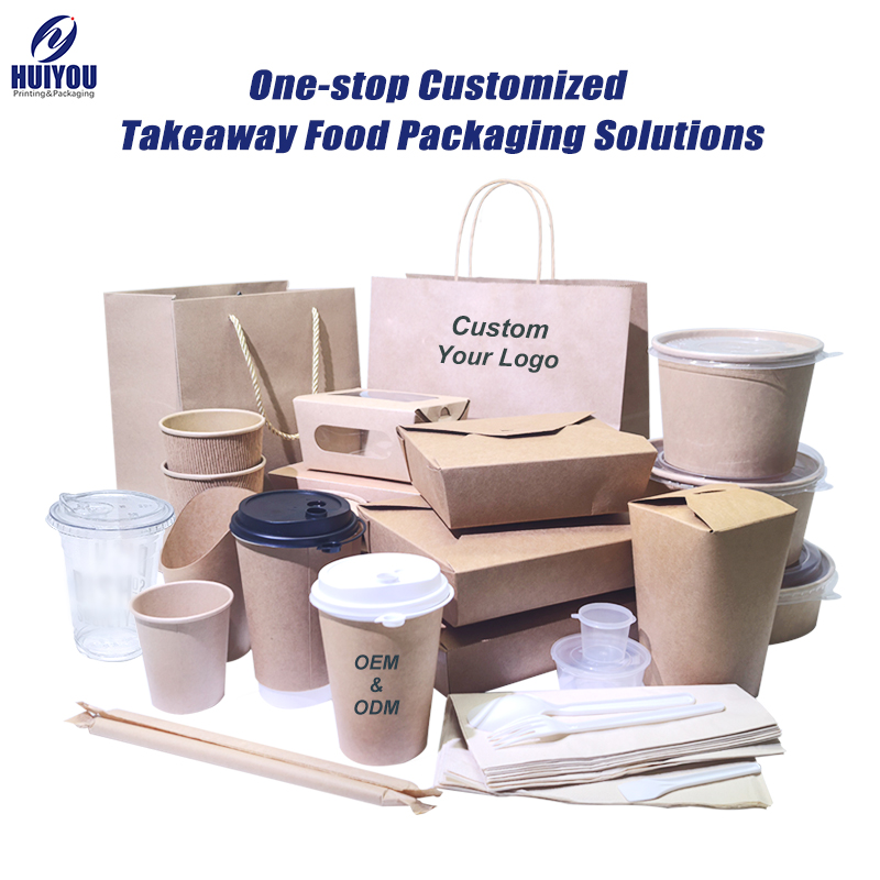 Custom Logo Disposable 500ml 750ml 1100ml 1300ml Craft Paper Salad Bowls Food Grade Biodegradable Paper Bowls For Noodles Salads