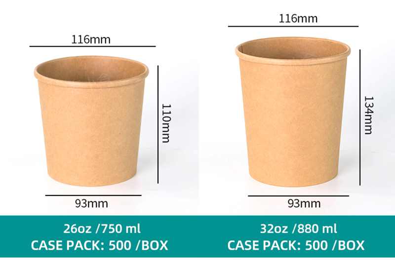Paper Bowl Sizes Choice B