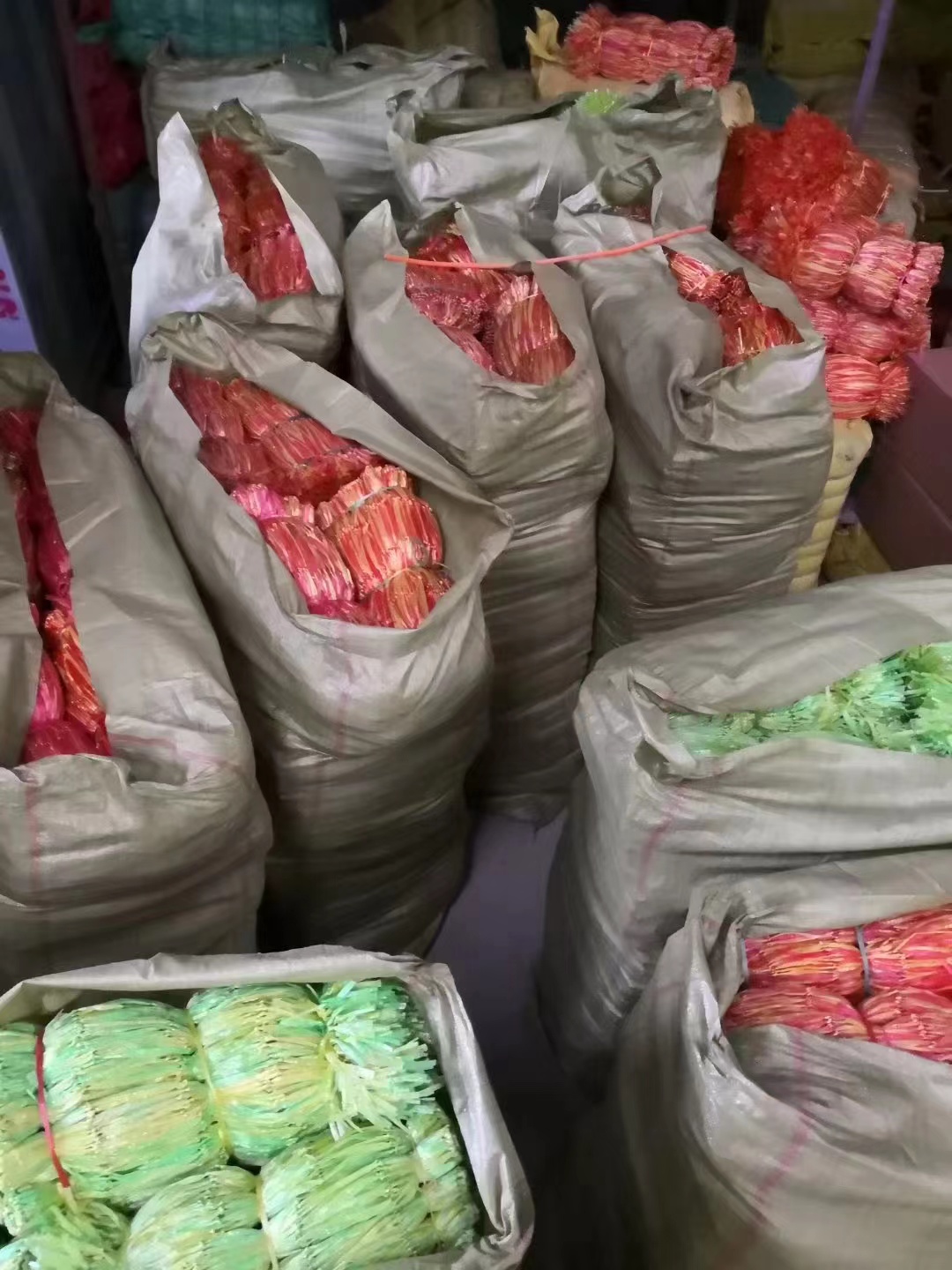 Green Mesh Bags