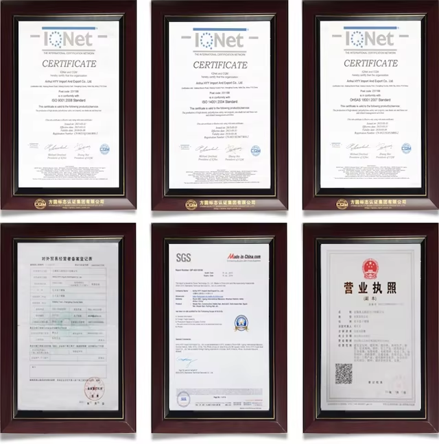 Product Certifications