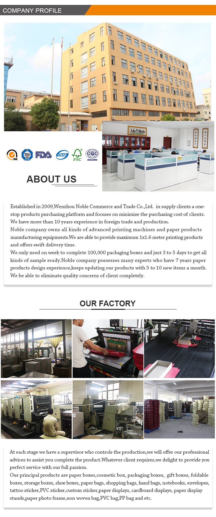 Quality Standard Certifications