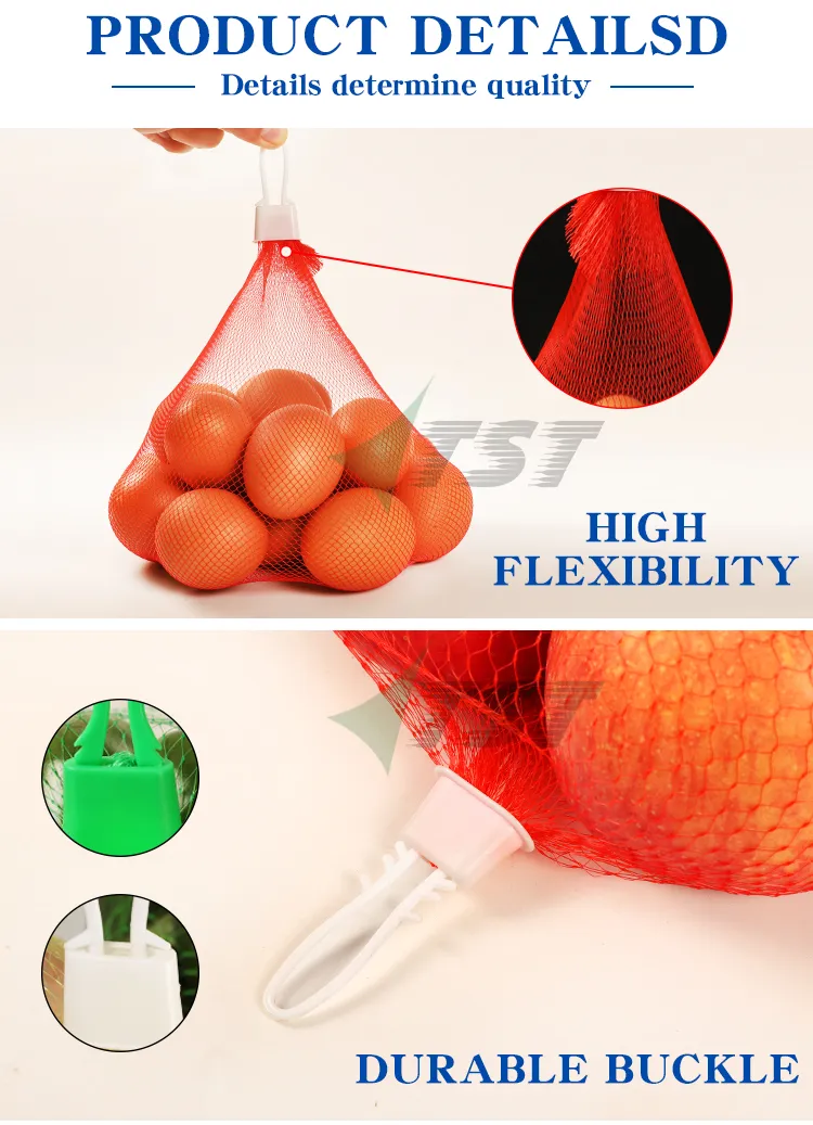 Garlic Vegetable Fruit Packaging Mesh Tube Net Sleeve
