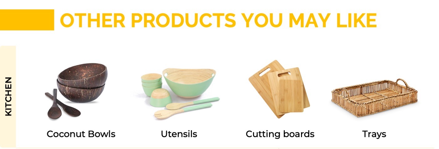 Coconut Bowls and Utensils collection