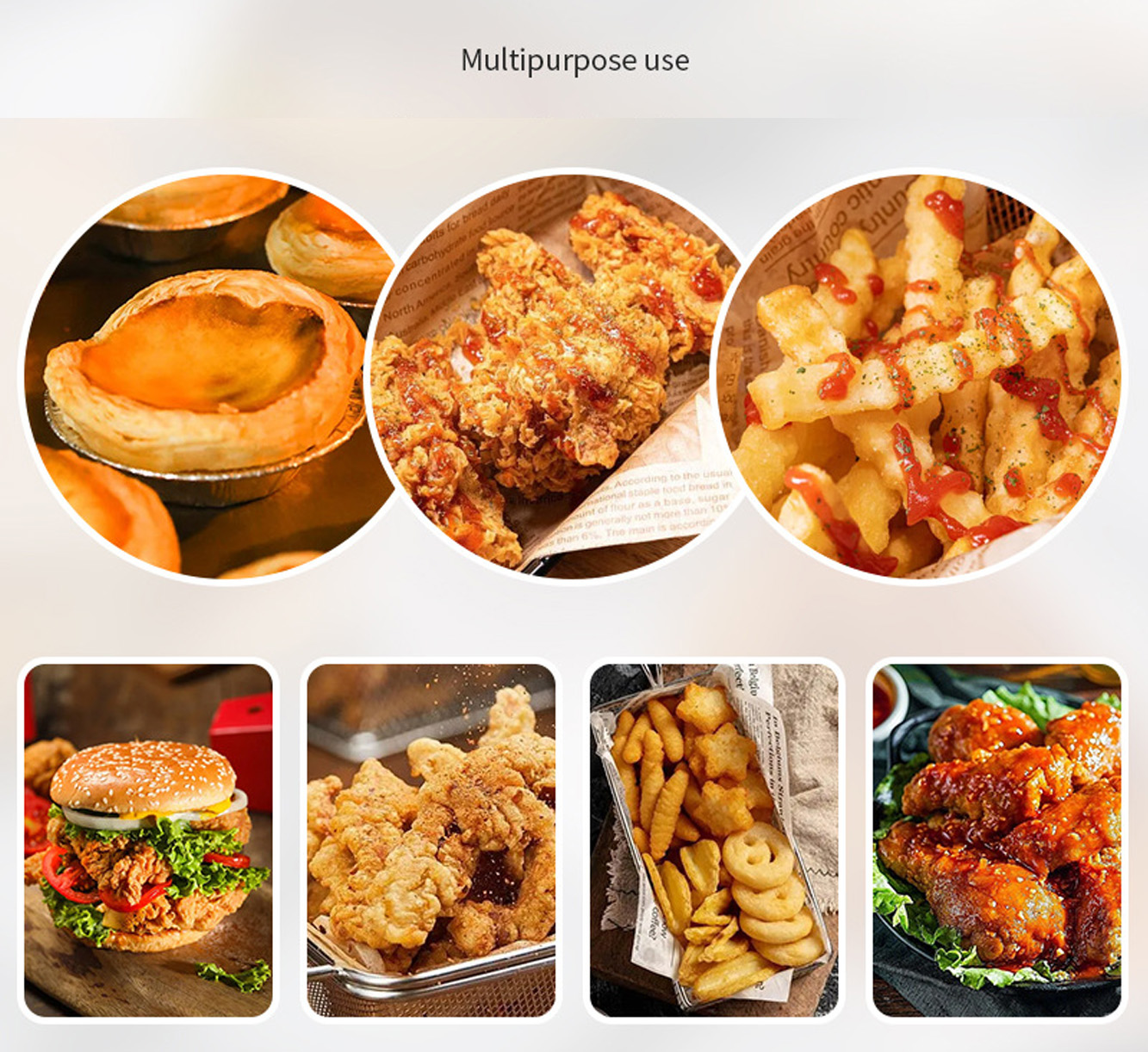 Food Grade Greaseproof Papers Oil-Proof Wrapping Wax Wrap Paper for BBQ Sandwich Hamburgers