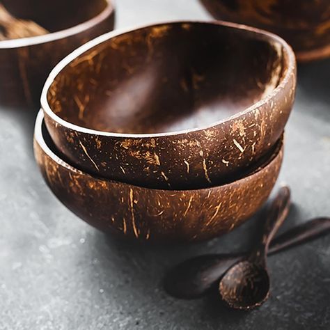 Smoothie serving in Coconut Bowl