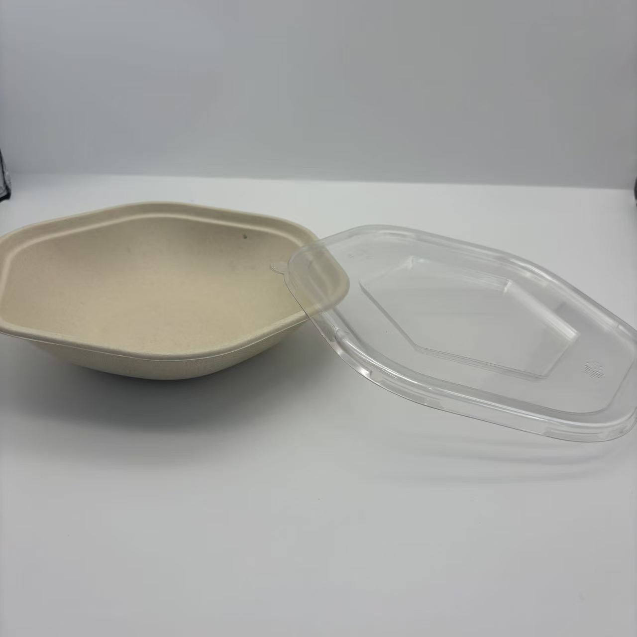Biodegradable Disposable Sugarcane Bagasse Tableware, Including Plates, Trays, Cups, Lids, Straws &amp; Food Packaging Containers