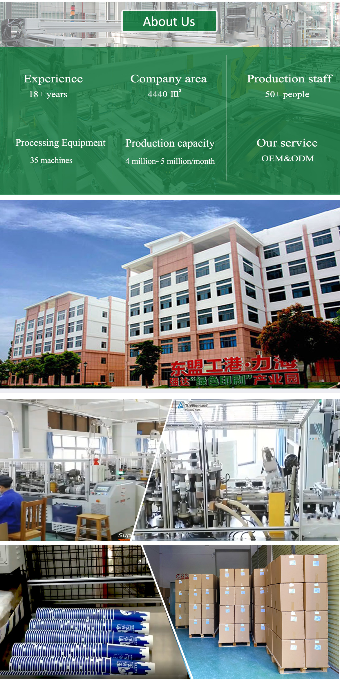Production facility exterior view