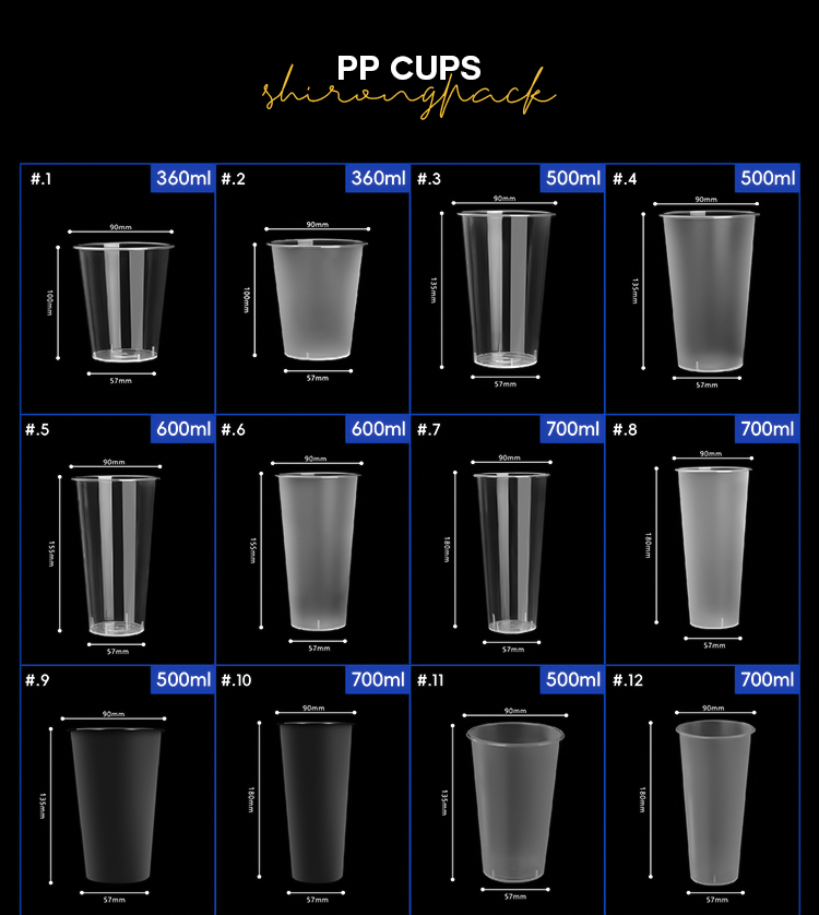Eco-Friendly 12oz Disposable PET Plastic Cup Crystal Clear Single Wall Sip Lid for Cold Drink Packaging