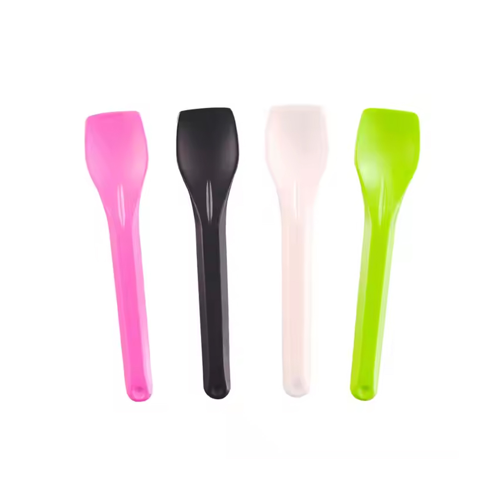 CPLA Ice Cream Spoon Eco-friendly Cornstarch Dessert Yogurt Spoons