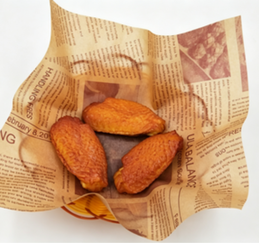 Non Stick Parchment Paper for Baking, Greaseproof Burger &amp; Fried Sandwich Wrapping, Absorbent Food Grade Baking Sheets