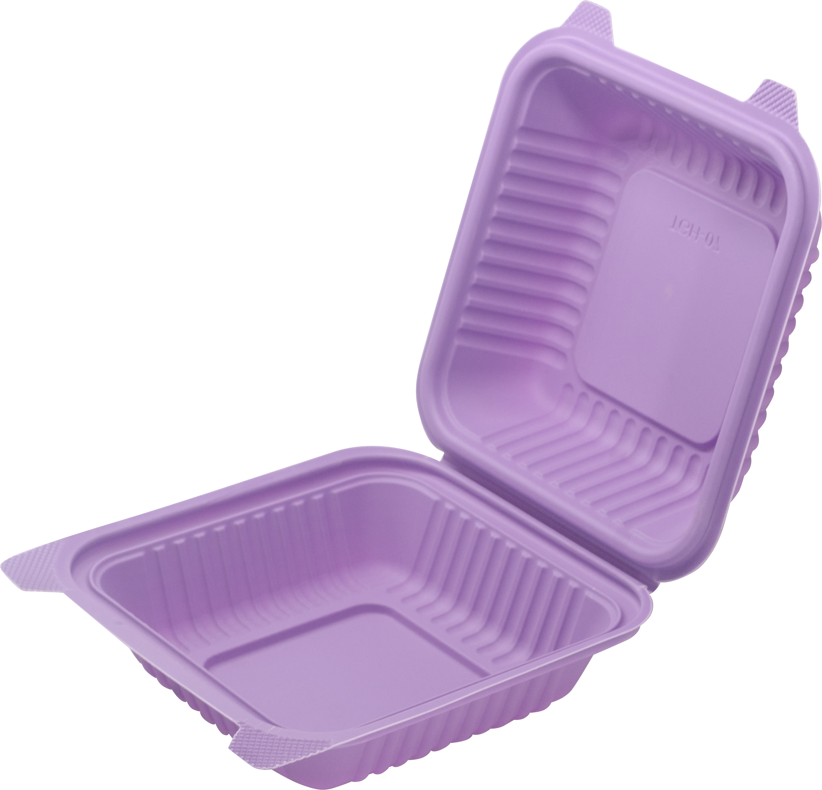 Biodegradable Black Take Out Lunch Box Microwave PLA Compostable Meal Prep Clamshell Container For Sushi Noodles For Packaging
