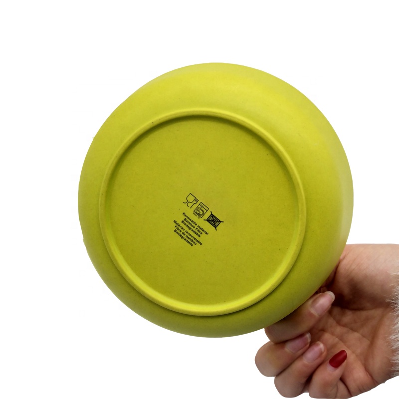 High Quality Custom Plant Natural Bamboo Fiber Soup Bowls Salad Mixing Food Bowl