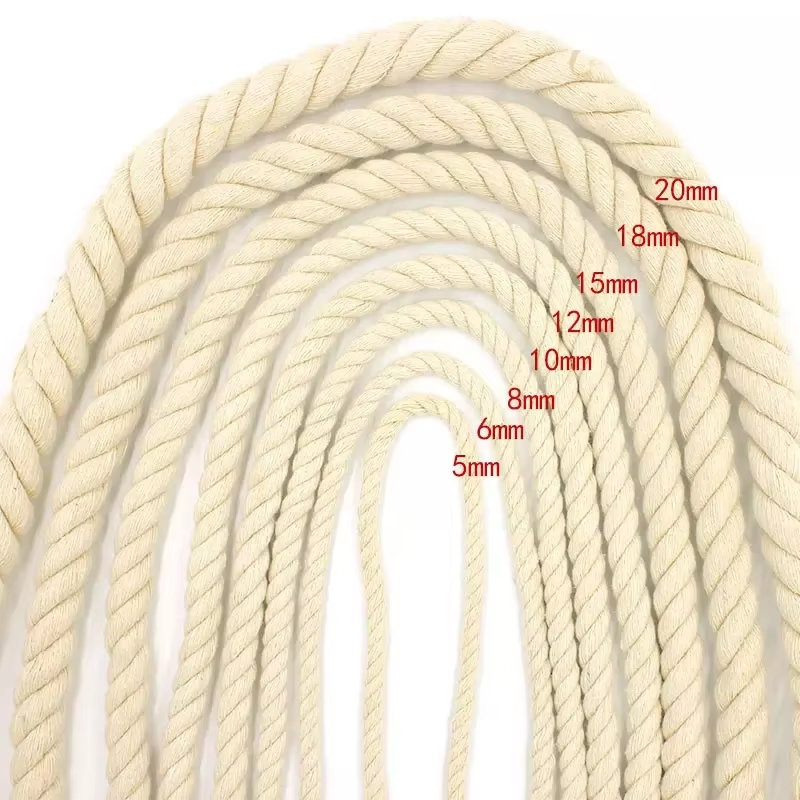 Cotton twisted rope