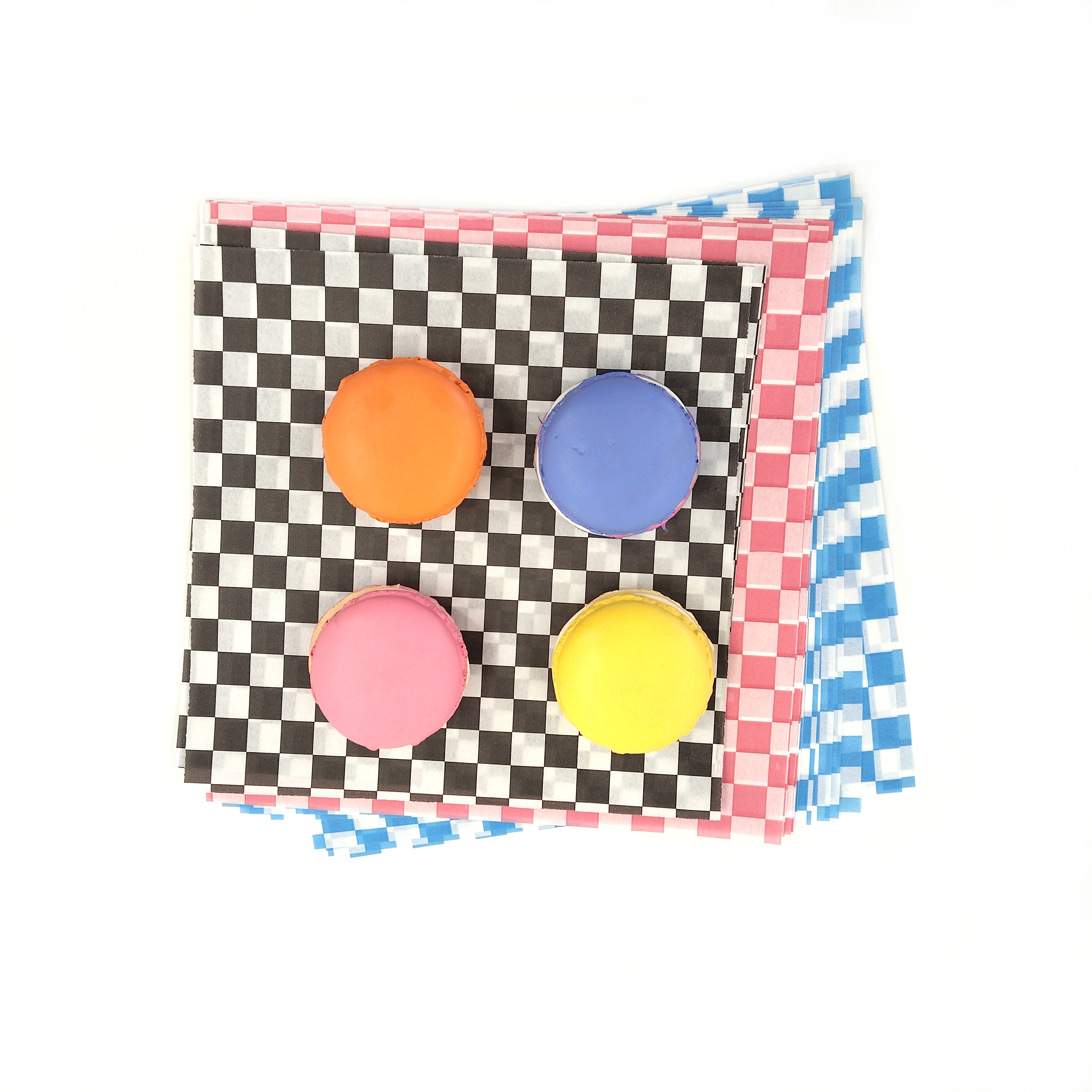 Custom Printed Waterproof Wax Food Wrapping Paper Greaseproof Sandwich Burger Packaging Sheets Fast Food Restaurant Takeaway