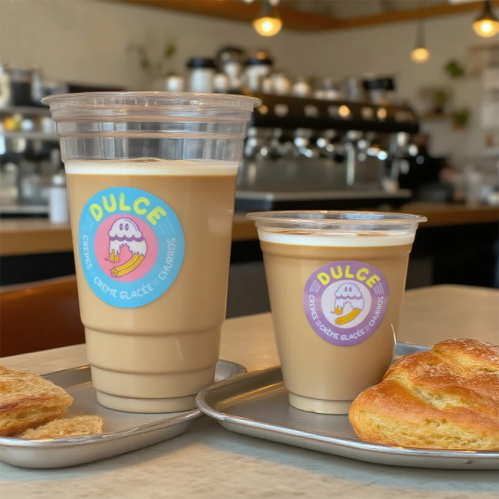 Newsense 8oz 16oz 24 Oz Bubble Tea Custom Logo Print Pet Pla Cold Drink With Lid Transparent Clear Coffee Disposable Plastic Cup
