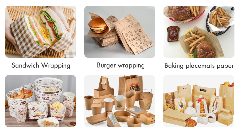 Greaseproof Wrapping Paper Usage Examples