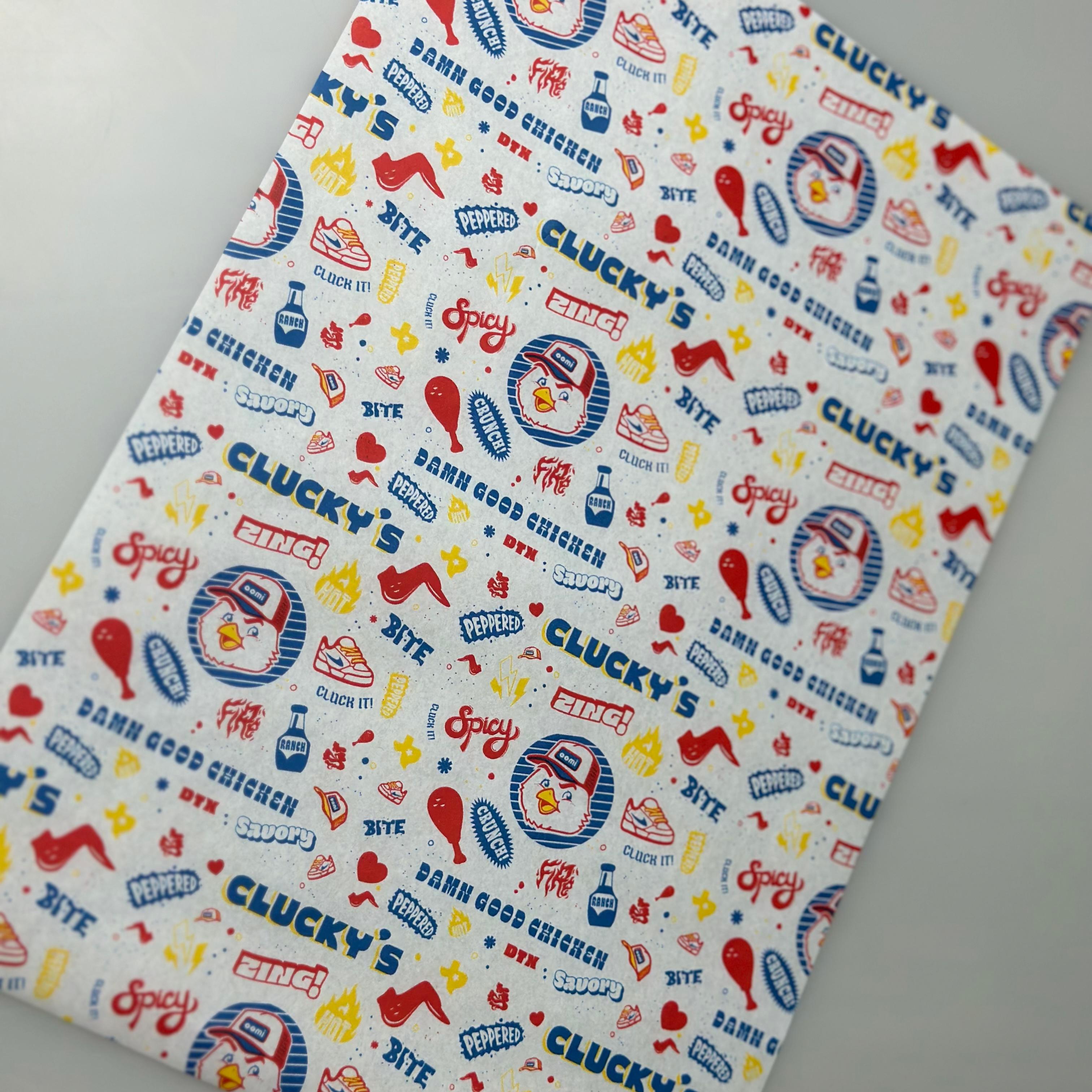 Premium Restaurant-Grade Aluminum Foil Honeycomb Greaseproof Paper Similar Kraft Wrapping Paper Hamburgers Cakes Coating Surface