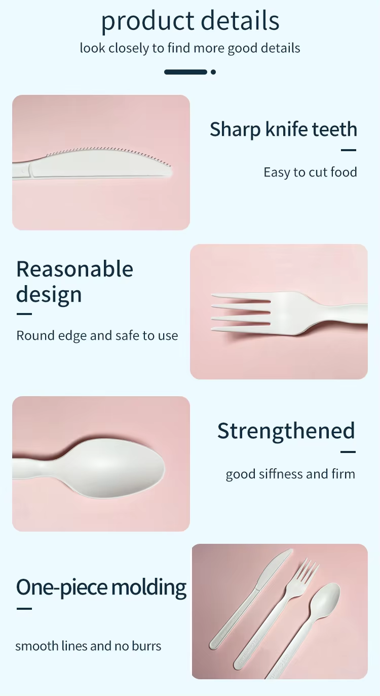 Cornstarch Cutlery Detail 2