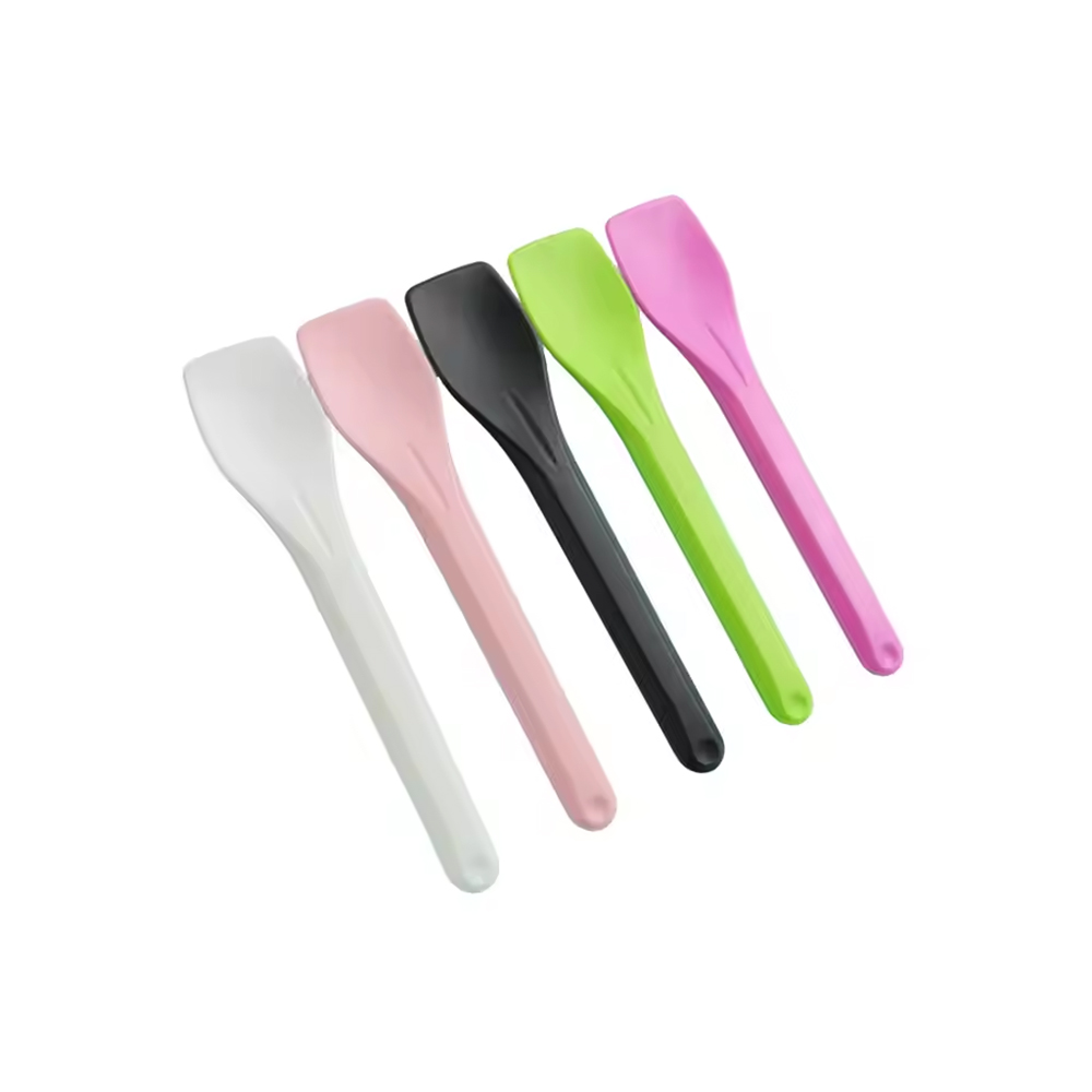 CPLA Ice Cream Spoon Eco-friendly Cornstarch Dessert Yogurt Spoons