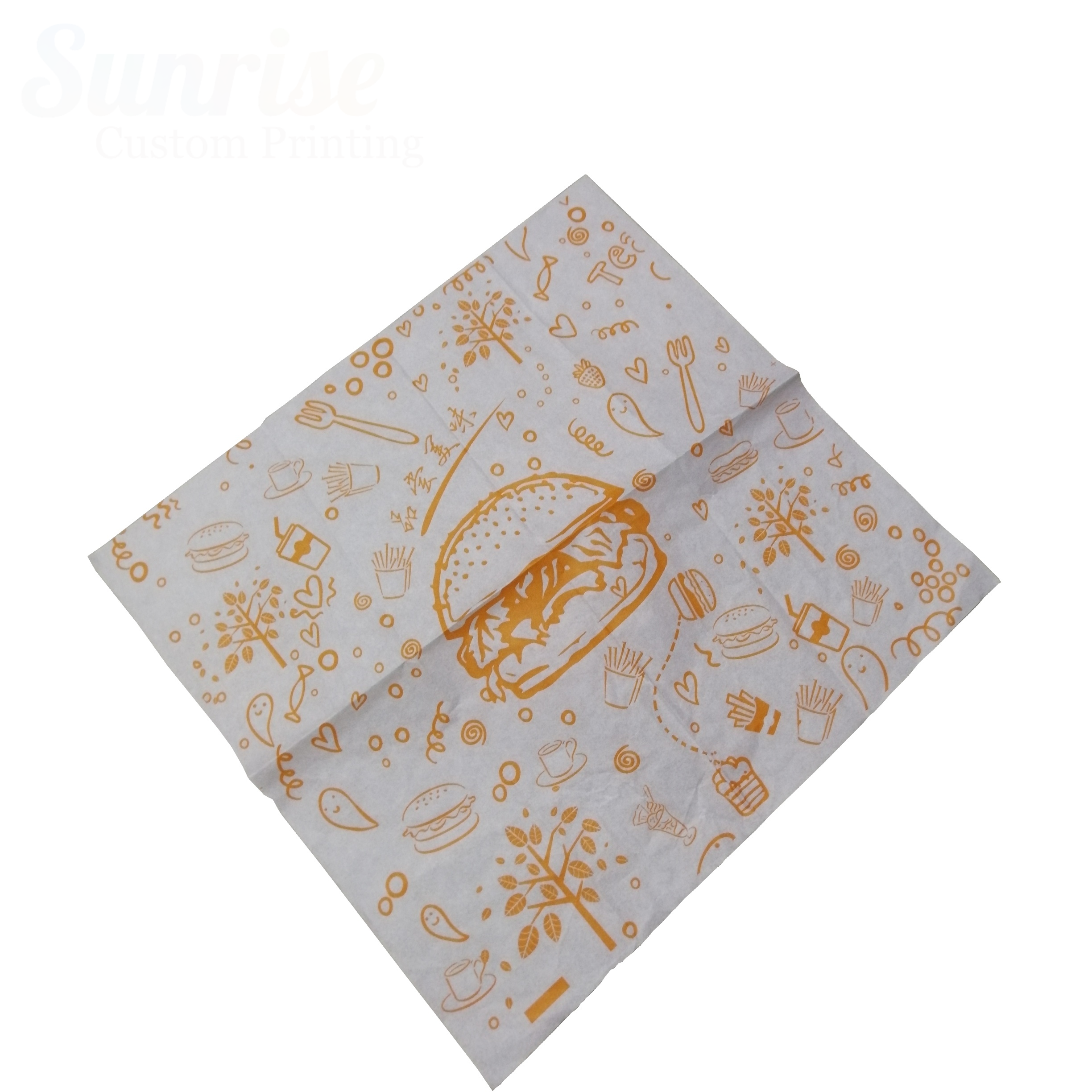 ECO Wax Paper Wrap Color Printing Customized Printed Beeswax Food Wrap