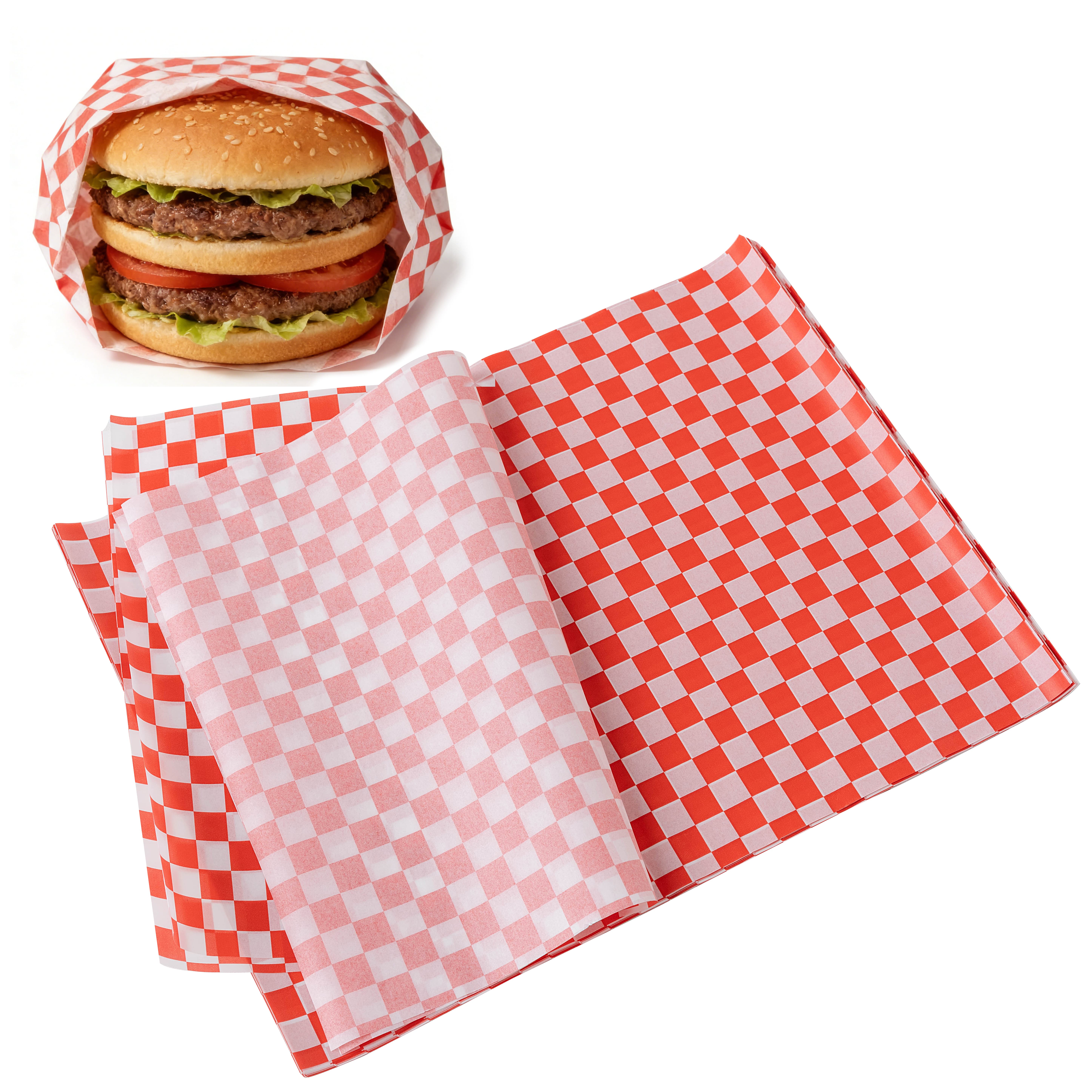 High Quality Single Side 40gsm Parchment Paper Greaseproof Silicone Oil Coated Baking Sheets for Sandwich Hamburger