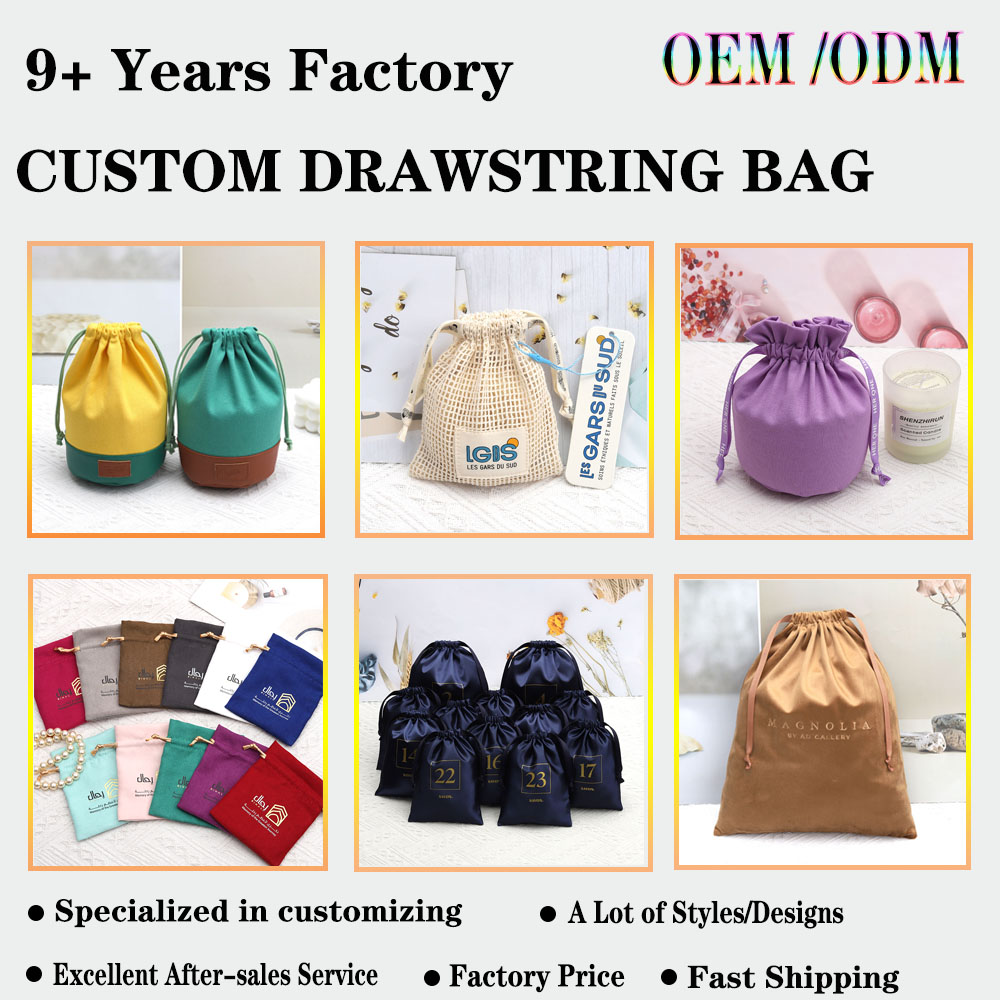 Custom Logo Printed Organic Net Packing Drawstring Cotton Mesh Produce Bag Reusable Fruit Vegetable Storage Drawstring Mesh Bags