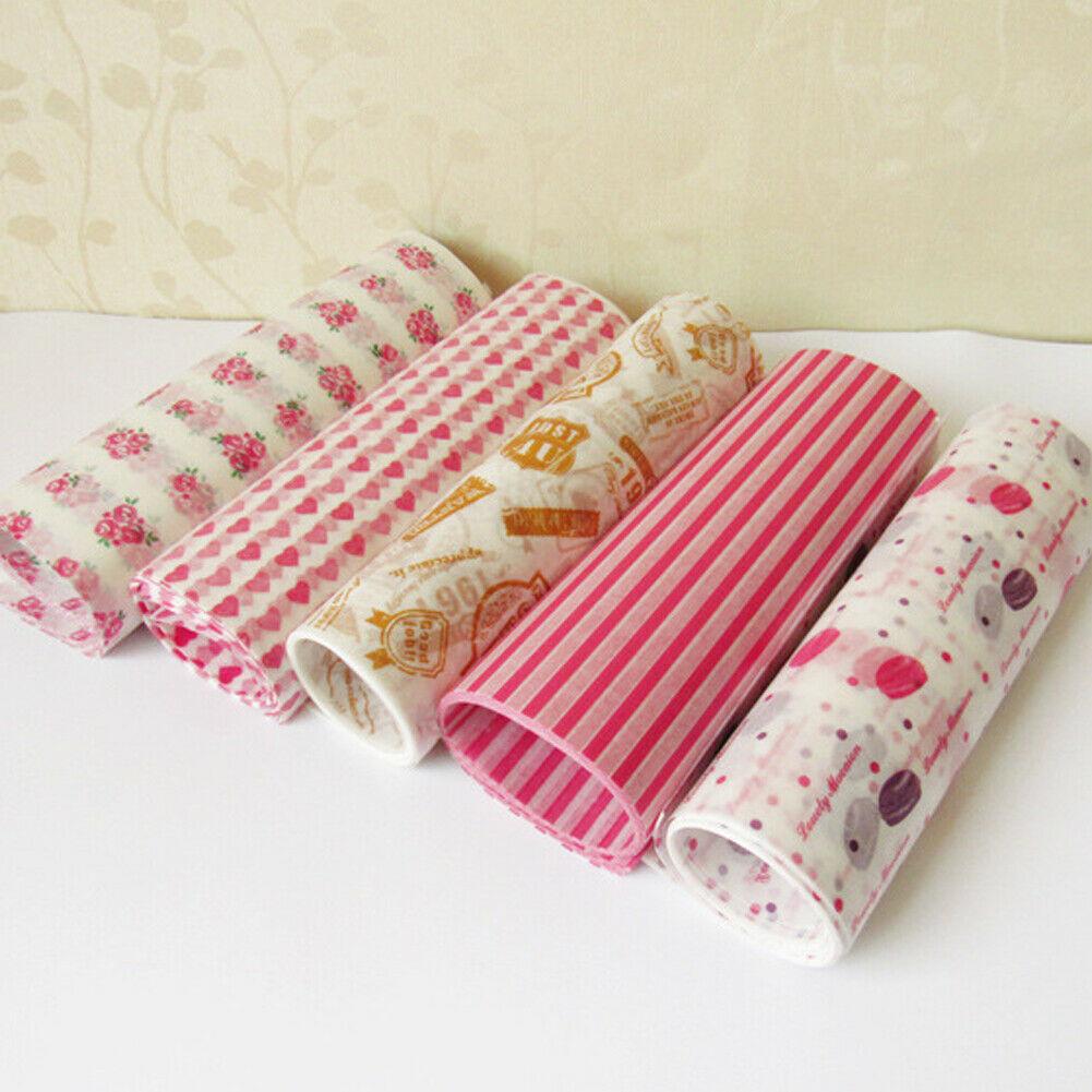 Printed Greaseproof Paper High Quality Food Grade Greaseproof Paper Raw Material Burger Wrapping Paper in Roll