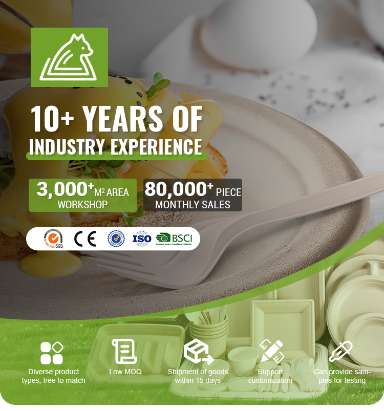 Eco Friendly Sugarcane Tableware