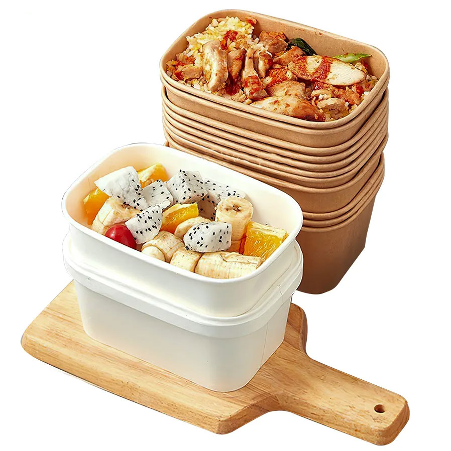 100% Compostable Biodegradable Disposable Bamboo Food Paper Plate Tray Tableware Eco-friendly Natural Bowl Container