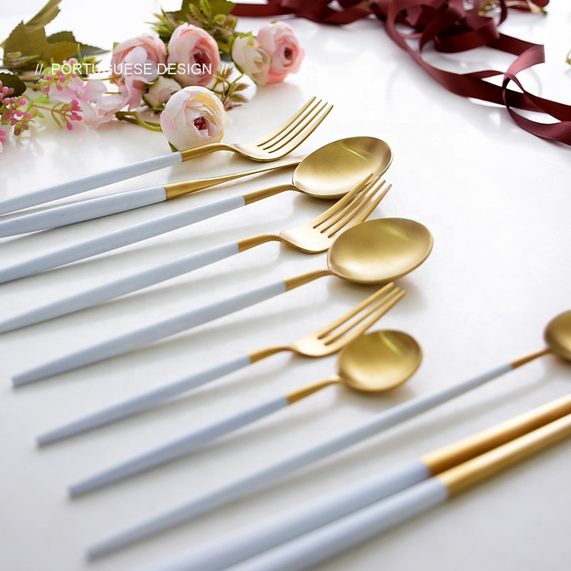 White Gold Flatware