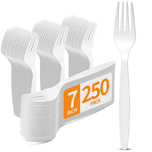 ECOLIFE Biodegradable Cornstarch Cutlery Set Disposable Fork Knife Spoon Heat Resistant Food Grade Eco-Friendly Tableware for