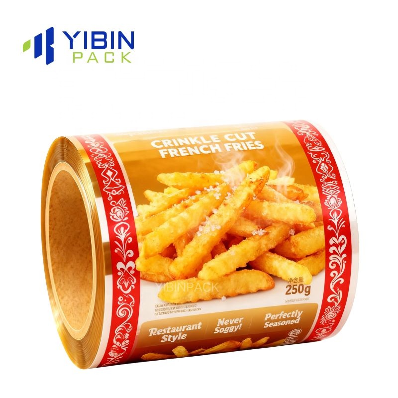 Custom Printed BOPP Thermal Lamination Packaging Film Roll Food Cookie, Potato Chip, And Ice Cream Packaging Sachet Roll Film