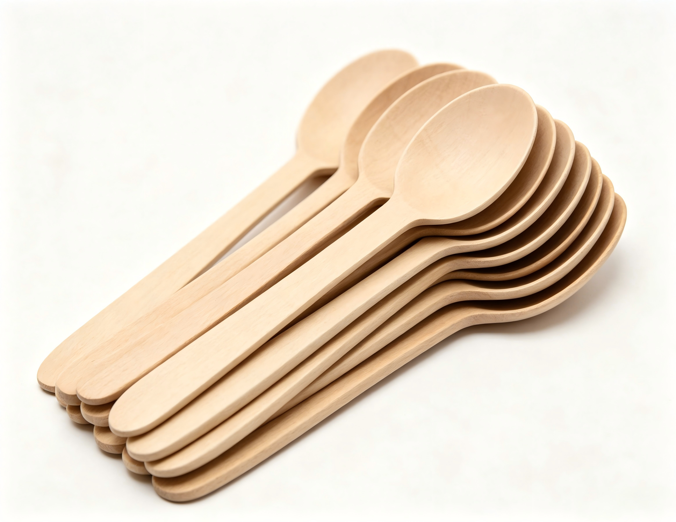 160mm Disposable Wooden Spoon Eco Friendly Biodegradable Food Grade Cutlery For Party Picnic Takeaway Catering Restaurant Daily