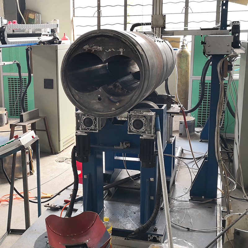 Custom DSL-LC401   Double cone injection molding machine barrel inner hole cladding machine Suppliers, Factories