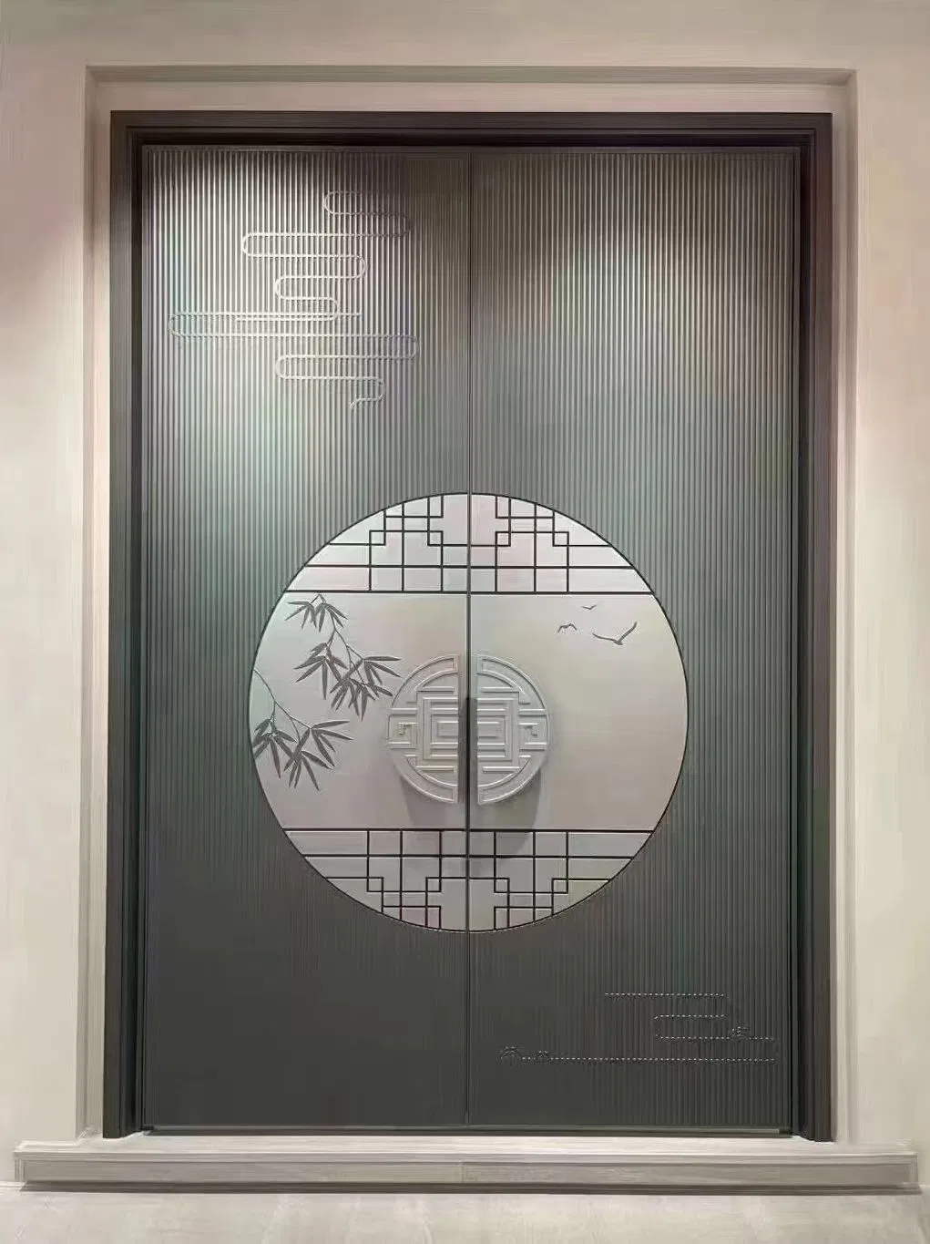 China Emergência Casa Frente Principal Entrada Entrada Casa Resistente ao Fogo WPC MDF PVC Segurança Sólido Madeira Composta Exterior Interior Quarto Porta de Madeira